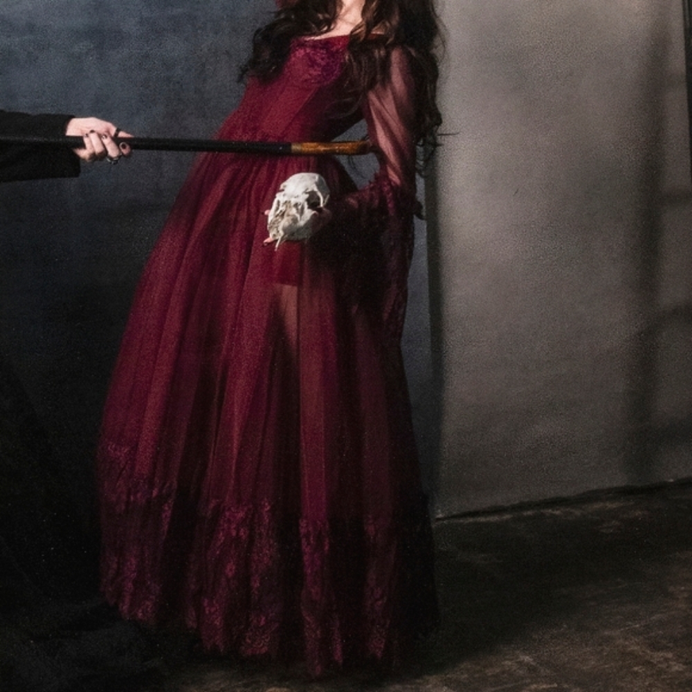 Widow Wine Dance with Death Dress